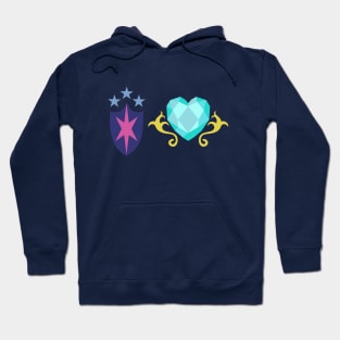 My little Pony - Shining Armor + Princess Cadence Cutie Mark Hoodie